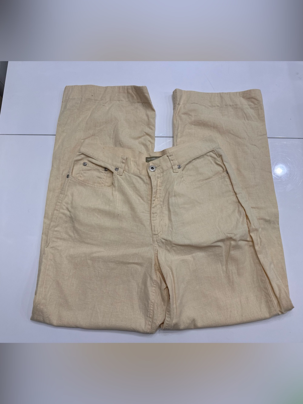 Lizwear Vintage Linen Blend Pants - Size 10 (Callouts)